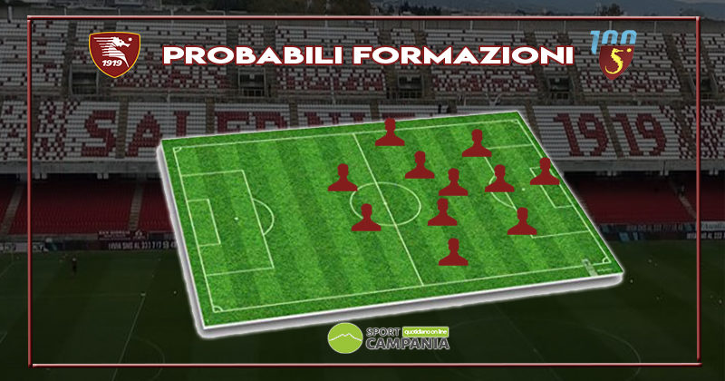 Probabili formazione Salernitana